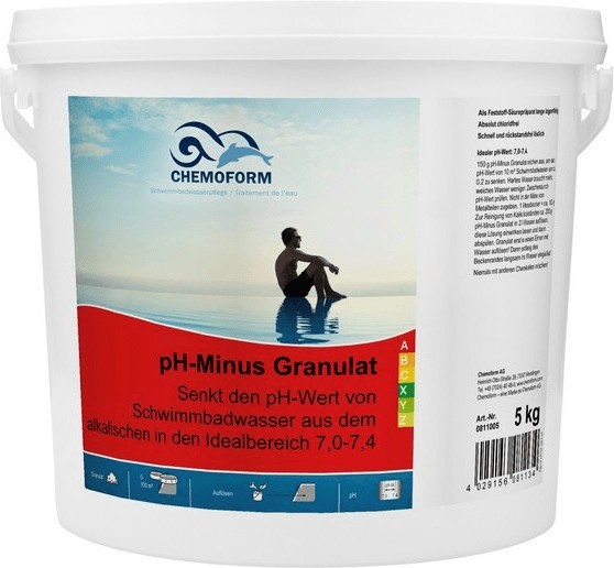 CHEMOFORM pH-Minus Granulat, 5,0 kg