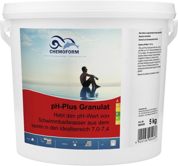 CHEMOFORM pH-Heber Granulat, 5,0 kg